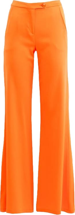 Patrizia Pepe Patrizia Pepe Orange Viscose Casual Pants