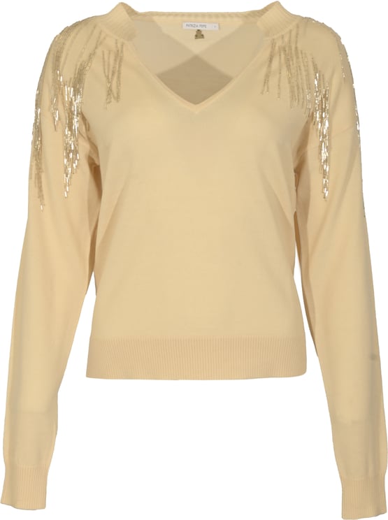 Patrizia Pepe Sweaters Wooly White