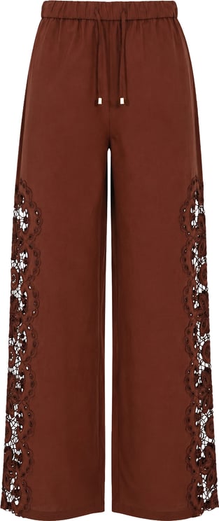 Patrizia Pepe Trousers Wood Brown