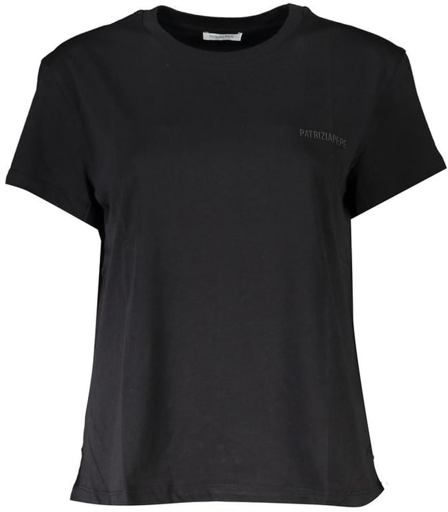 Patrizia Pepe Patrizia Pepe Black Organic Cotton Women T-Shirt