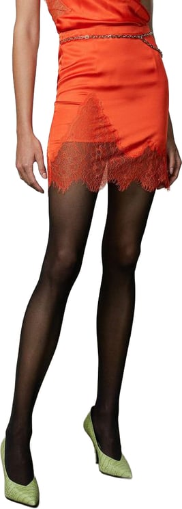 Patrizia Pepe Patrizia Pepe Orange Viscose Cocktail Dress