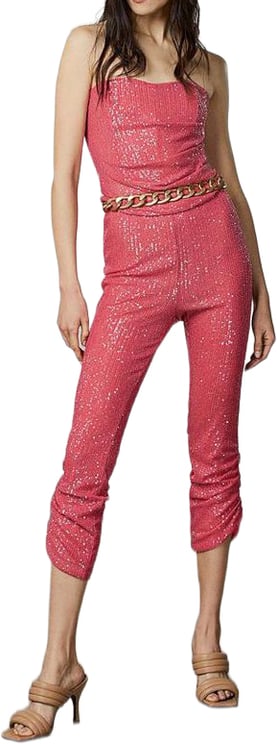 Patrizia Pepe Patrizia Pepe Red Polyester Casual Pants