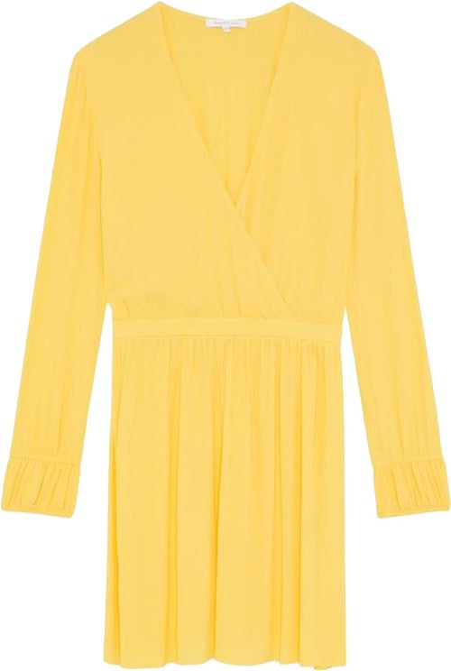 Patrizia Pepe Patrizia Pepe Yellow Viscose Casual Dress