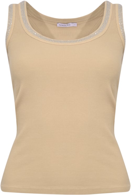 Patrizia Pepe Top Fade Beige