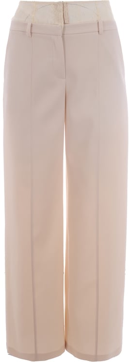 Patrizia Pepe Trousers Warm Ivory