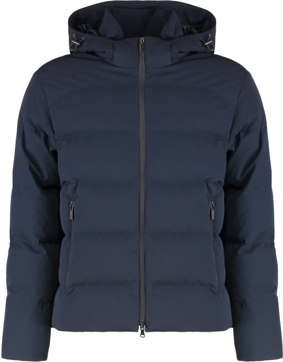Paul & Shark Hooded short down jacket