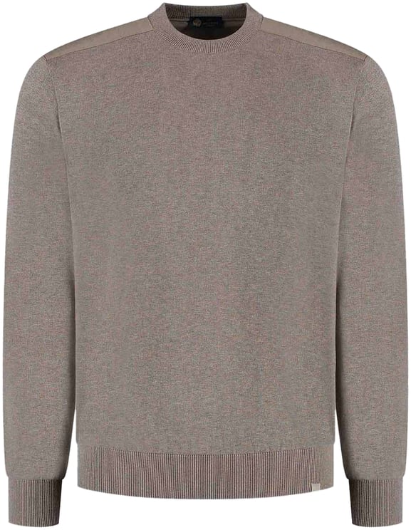 Paul & Shark Mens' Knitted Silk Cotton Round-neck Sweater