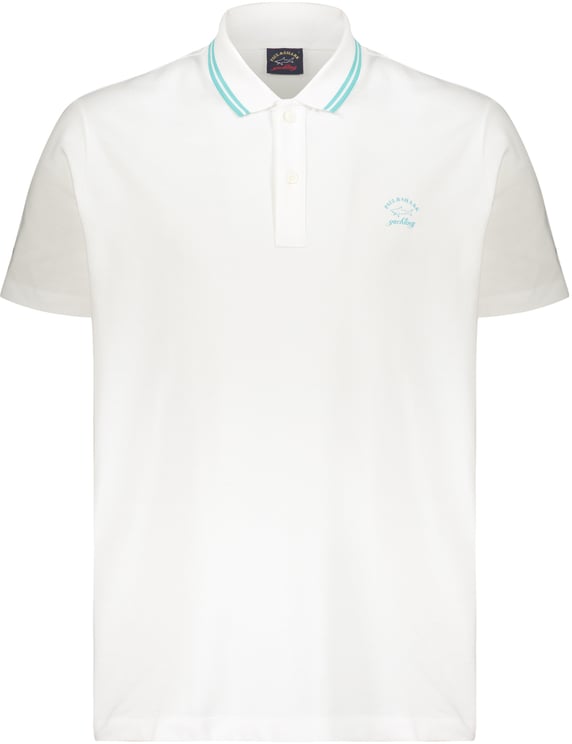 Paul & Shark White polo with short sleeves