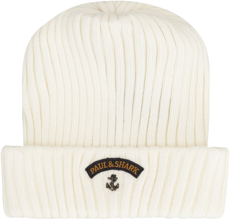 Paul & Shark Ribbed wool beanie