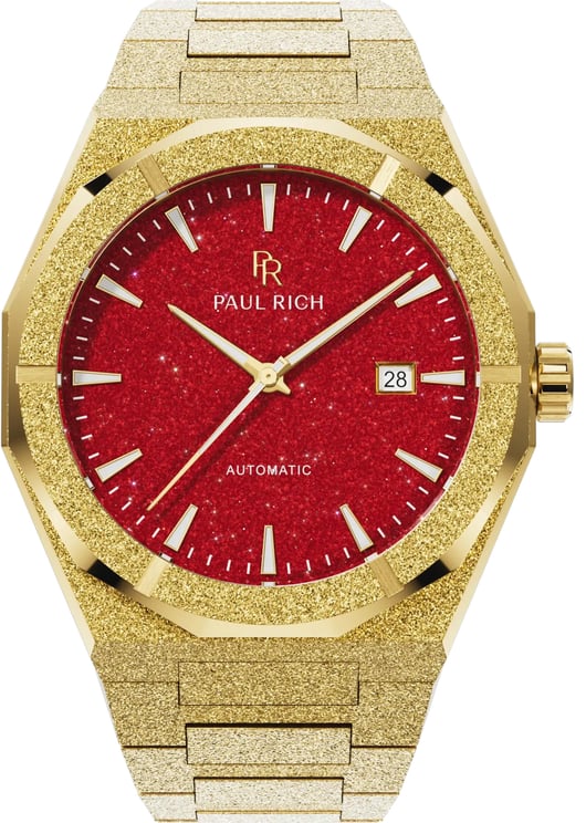 Paul Rich Frosted Star Dust II Gold Red FSDA07 Automatic horloge