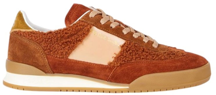 Paul Smith Baskets bouclette suède brique cuir rose Dover Paul Smith Femme W1S DVR15 TLEA 19