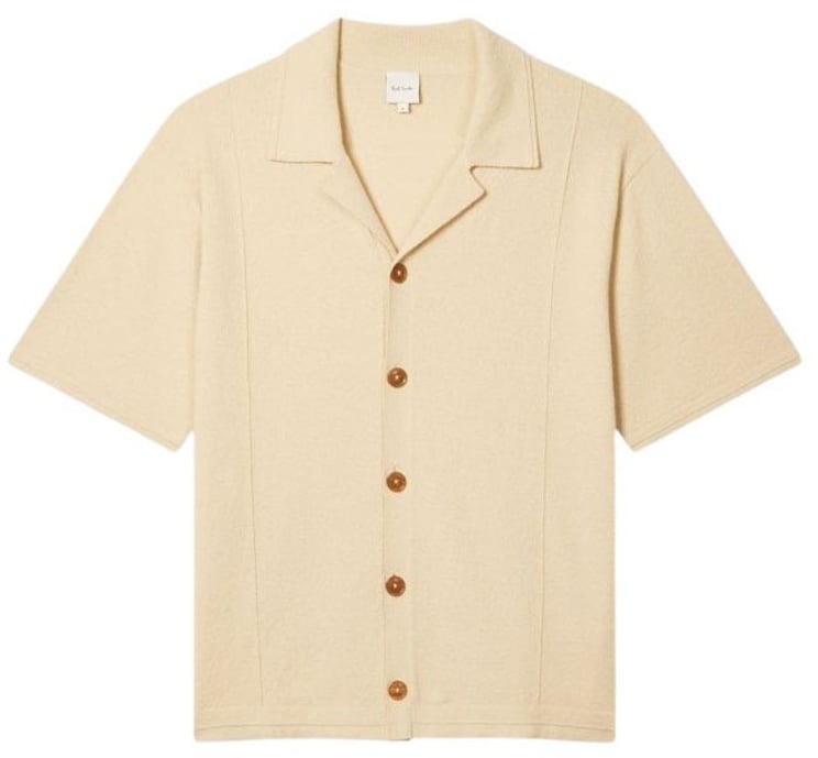 Paul Smith Polo chemise éponge sable Paul Smith Homme M1R 943Z V03034 04