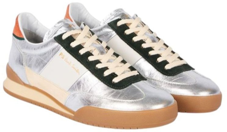 Paul Smith Sneakers Dover métalisées silver orange Paul Smith Femme W1S DVR09 PLEA 28 baskets