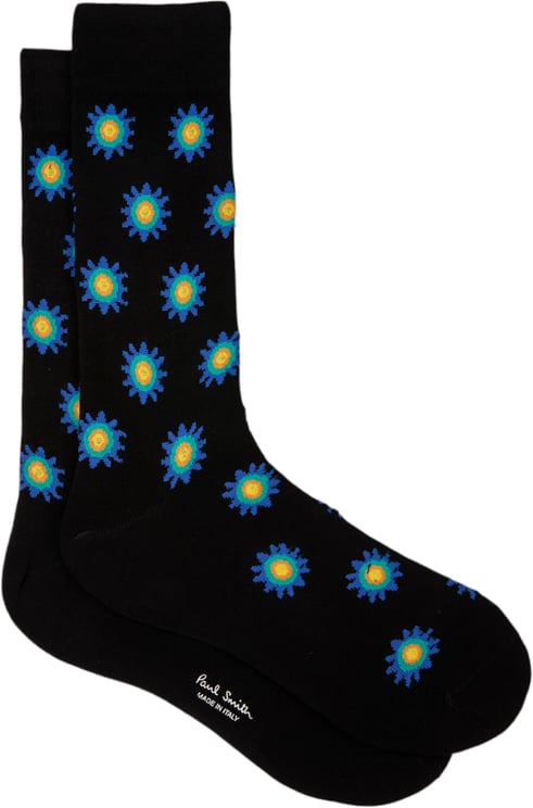 Paul Smith Chaussettes noir soleils bleu M1A 800MO HF784 79 Paul Smith Homme