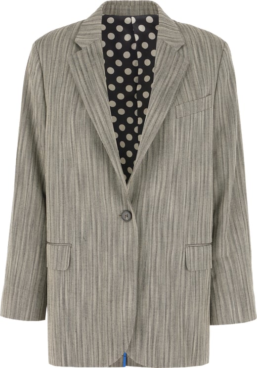 Paul Smith Paul Smith Embroidered stretch viscose blend blazer