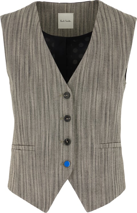 Paul Smith Paul Smith Multicolor viscose blend vest