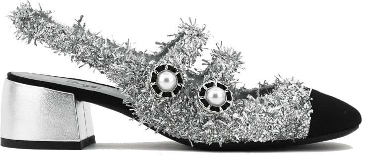 Paul Warmer Obsession Babies Lurex Silver