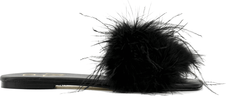 Paul Warmer Feather Slide Black