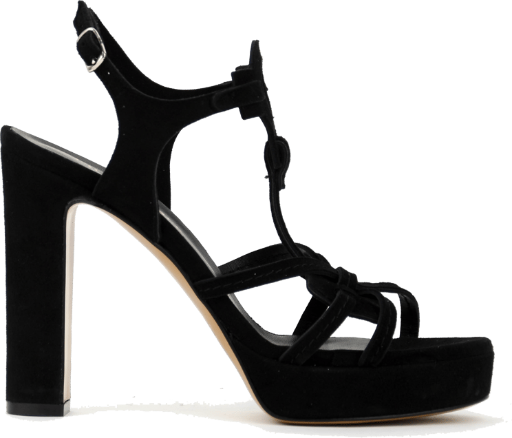 Paul Warmer Paris Sandal Black Suede