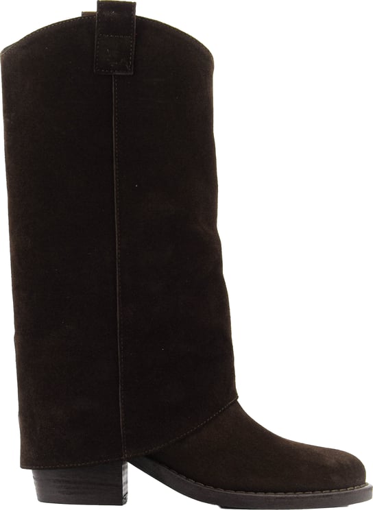 Paul Warmer Hooded Bootie Brown Suede