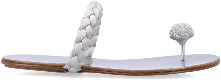 Pedro Garcia Pipa Sandals Pearl/Crystal