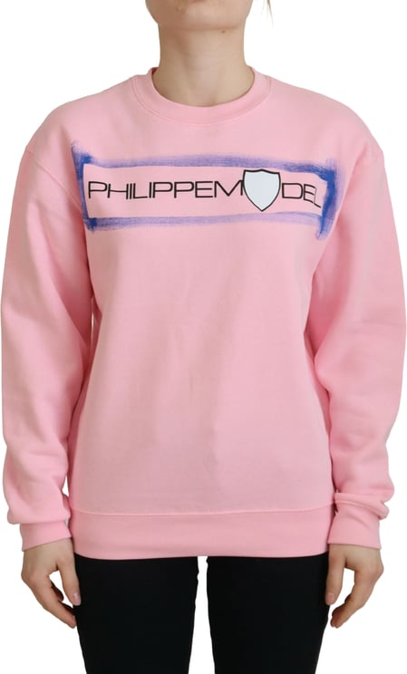 Philippe Model Philippe Model Pink Printed Long Sleeves Pullover Sweater