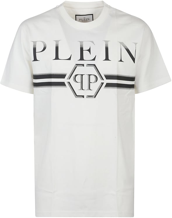 Philipp Plein Stripes T-shirt White