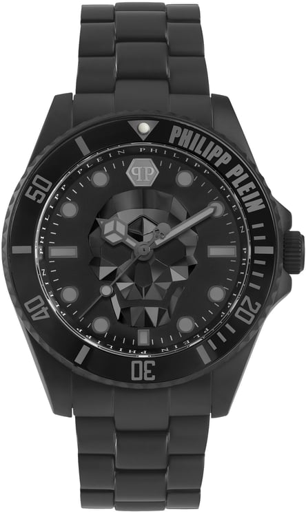 Philipp Plein PWOAA0922 The Skull Diver horloge 44 mm