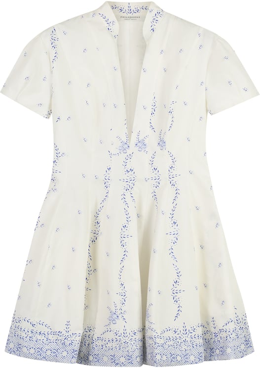 Philosophy by Lorenzo Serafini Poplin mini dress