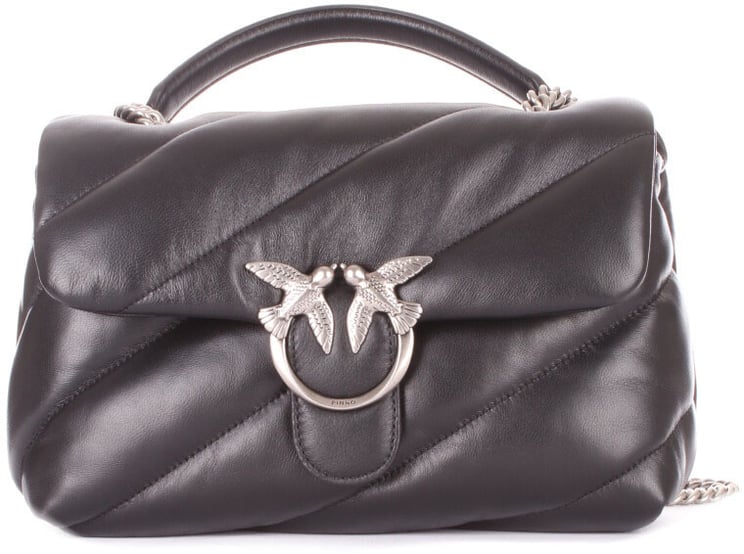 Pinko Bags Nero Silver