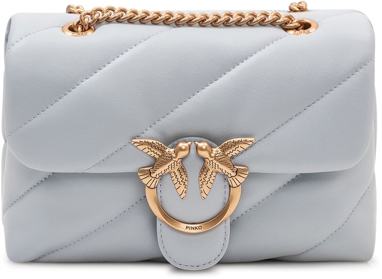 Pinko Borsa Love Puff Mini con Patta e Catena