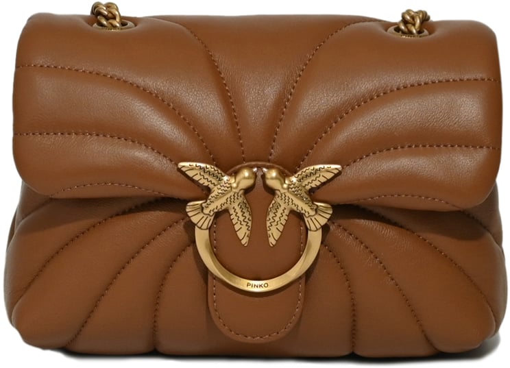 Pinko Bags Marrone Leoneantique Gold