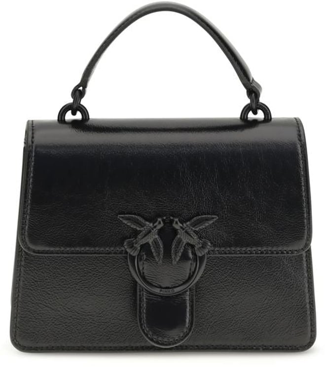 Pinko PINKO Black Goatskin Handbag