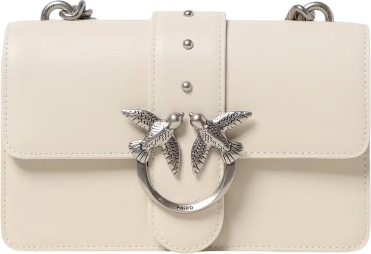 Pinko Love One Mini Bianco Seta