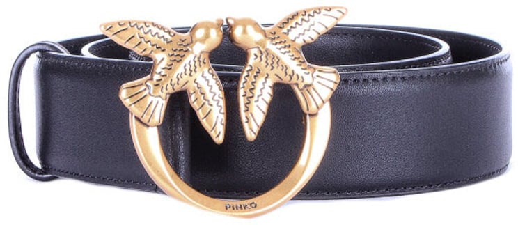 Pinko Belts Nero Gold