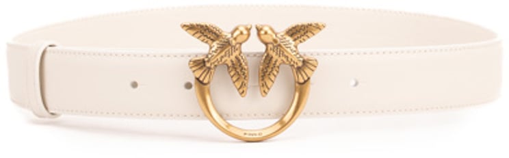 Pinko Belts Bianco Setaantique Gold