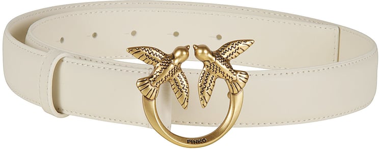 Pinko Love Berry Belt White