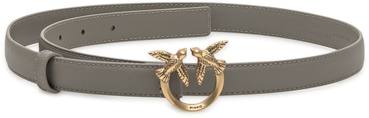 Pinko Cintura Pinko grigia con fibbia