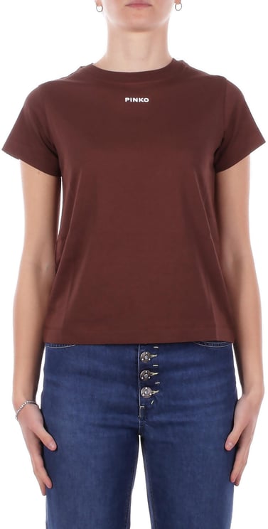 Pinko T-Shirts And Polos Brown