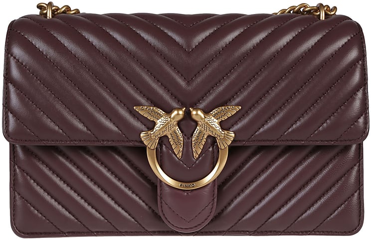 Pinko Love One Classic Dc Bag Brown