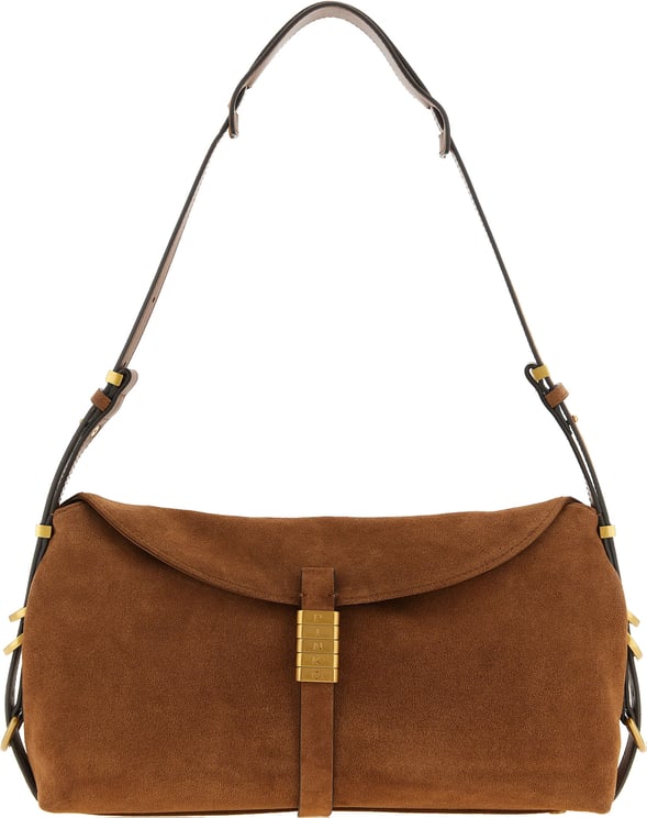 Pinko PINKO Brown Cowhide Shoulder Bag