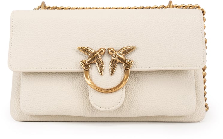 Pinko Bags Bianco Setaantique Gold