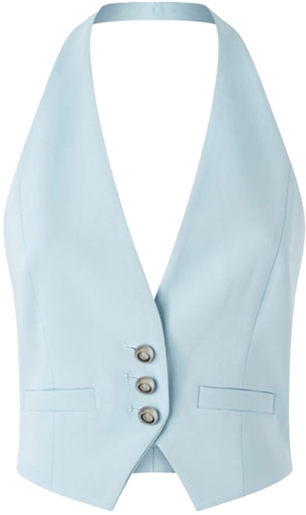 Pinko Waistcoats Cyan