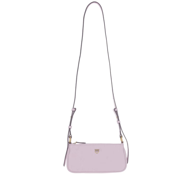 Pinko Mini Half Moon Baguette Leather Bag