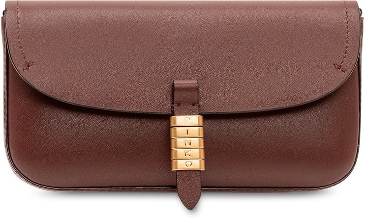 Pinko Pochette Saddle Flat con Patta