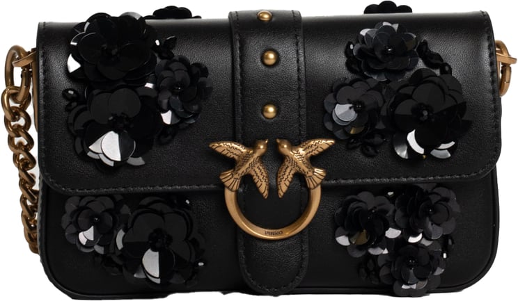 Pinko Bags Neroantique Gold
