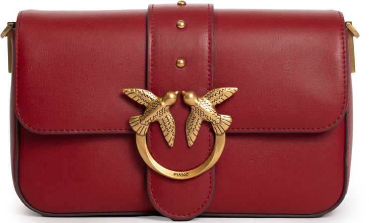 Pinko Bags Rosso Lamponeantique Gold