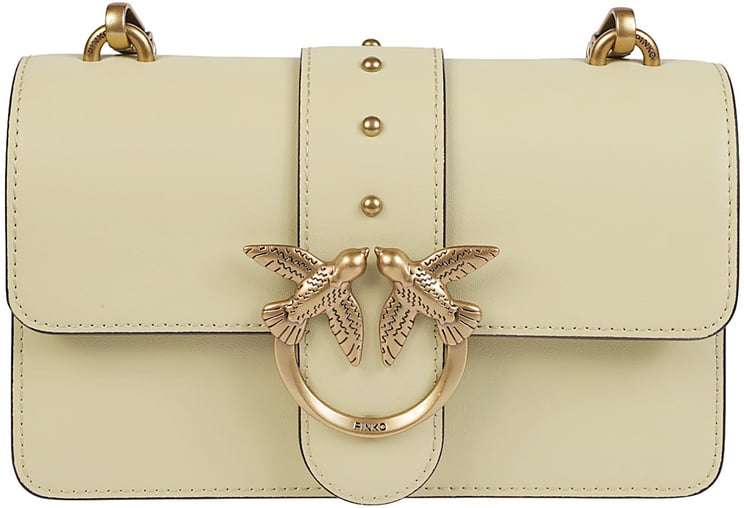 Pinko Love One Mini Bag Yellow