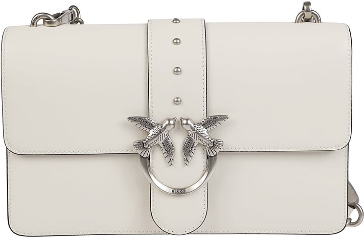 Pinko Love One Classic Bag White