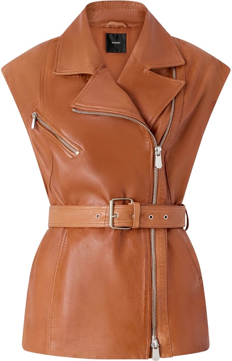 Pinko Jackets Marrone Crema Di Moca
